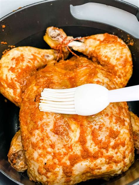 5-Ingredient Juicy and Crispy Ninja Foodi Whole Chicken - Wendy Polisi