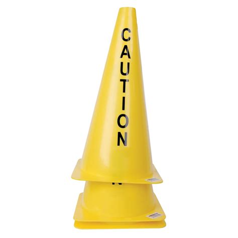 CleanSource® Yellow Stackable Caution Cone 18″ Tall – Caterclean Supplies