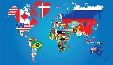 World Map With Flags Images – Browse 310,941 Stock Photos, Vectors, and ...