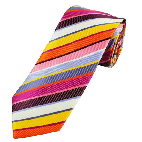 Multi Coloured Rainbow Striped Men's Tie from Ties Planet UK