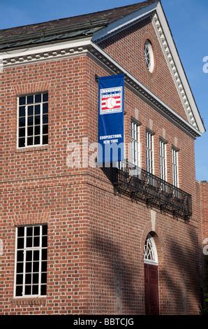 National Baseball Hall of Fame Museum at Cooperstown New York Stock ...