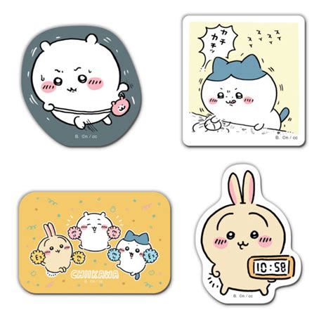 Chiikawa Die Cut Sticker Set 4 (Pack): 1Box (20pcs) (Reissue) | HLJ.com