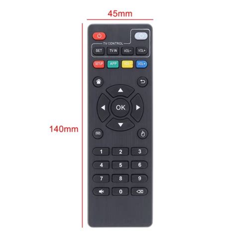 MXQ Pro Remote Control Universal TV Remote Control for MXQ Pro TV Box ...