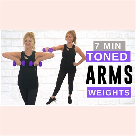 7 Minute TONED ARM Workout With Weights Over 50s - Fabulous50s