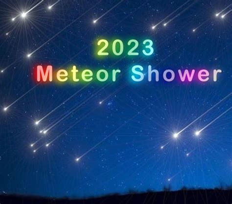 Meteor Shower 2023 | Schedule for all the Meteor shower for 2023 - Find Your Fate