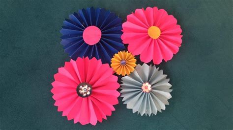 Paper Flowers - DIY - YouTube