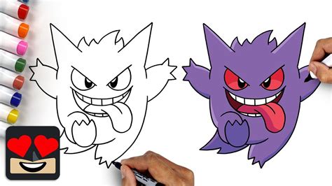 How To Draw Pokemon | Gengar - YouTube