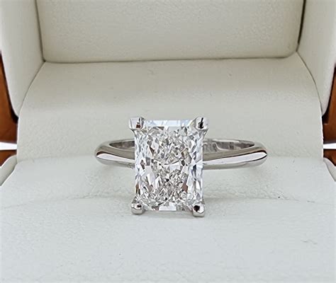 Huge Radiant Cut Diamond Solitaire