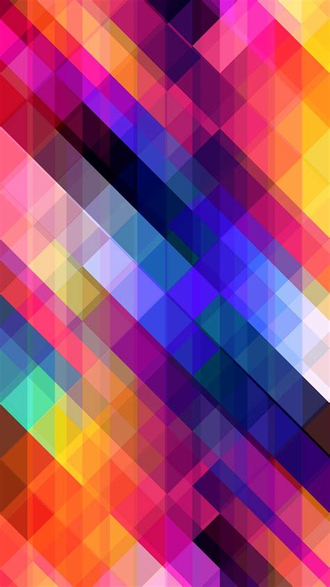 Multicolored Geometric Wallpaper - Mural Wall