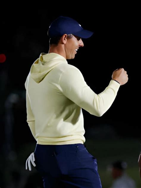 Rory McIlroy Golf Hoodie in Yellow - The California Outfits