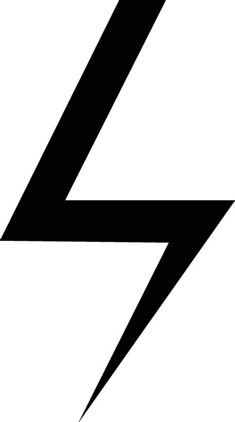 a lightning bolt with a black and white logo 28195129 Vector Art at ...