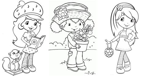 25 Free Strawberry Shortcake Coloring Pages for Kids and Adults