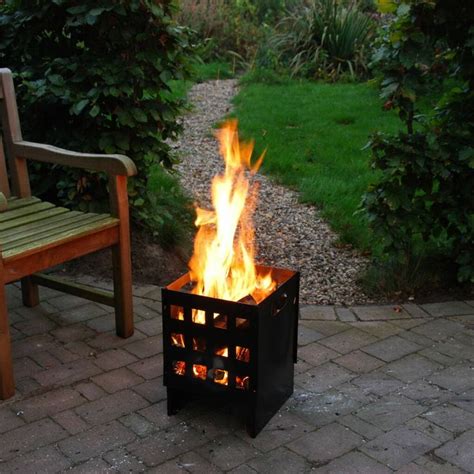 Square Brazier in 2021 | Fire basket, Fire pit, Brazier