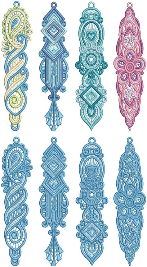 Free Standing Lace Bookmarks 3 | Free machine embroidery designs ...