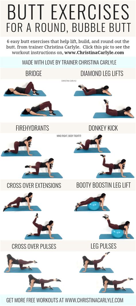 8 of the Best Butt Exercises for Building a Bigger Butt | Christina Carlyle