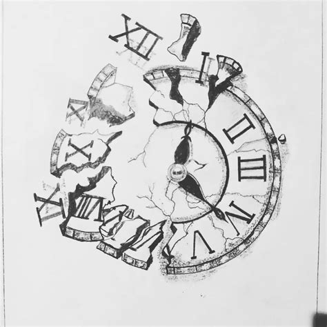 Pin by Mariah Owens on Inked in 2024 | Clock tattoo, Clock drawings ...