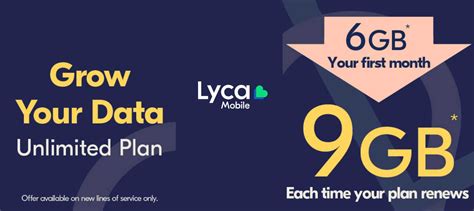 Lycamobile Updates Plans, Adds 9GB $29 Grow Your Data Plan