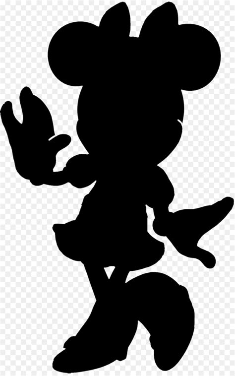 Minnie Mouse Mickey Mouse Silhouette Drawing - minnie mouse png download - 800*717 - Free ...