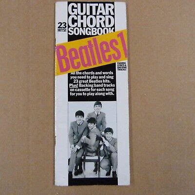 GUITAR CHORD SONGBOOK Beatles 1 , 23 Hits | eBay