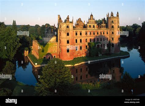 Brandenburg Castle and Fuerst Pueckler Park, Brandenburg, Germany Stock ...