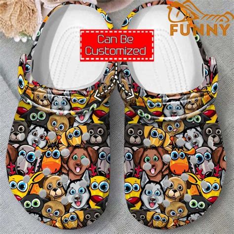 Dog Collection Pattern Crocs Classic Clog - Discover Comfort And Style ...