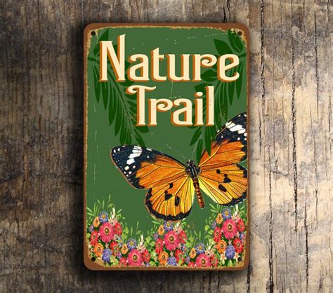 Nature Trail Signs - Nature Trail | Classic Metal Signs