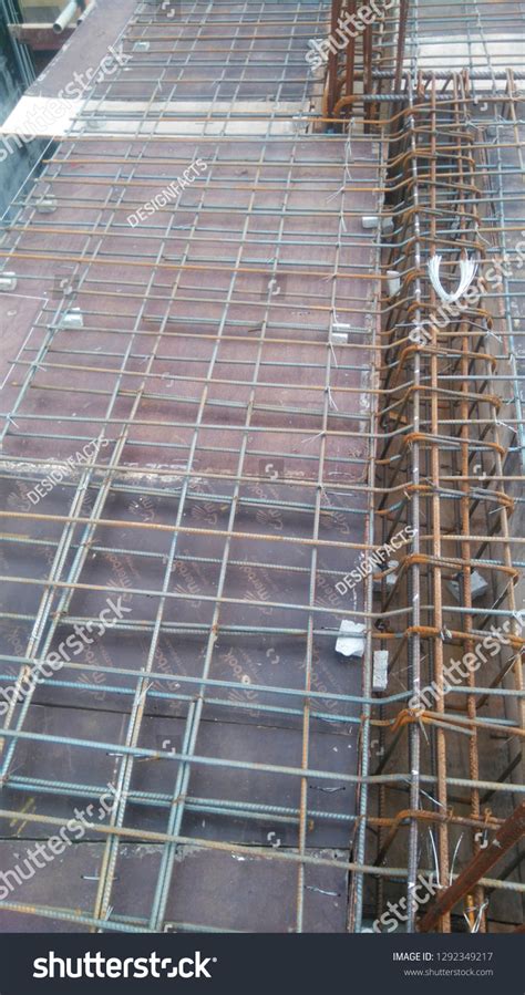 Cantilever Slab Reinforcementwork Construction Site Foto de stock 1292349217 | Shutterstock