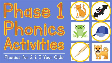 Phonics Phase 1 Activities | Phonics for 2 & 3 Year Olds - YouTube