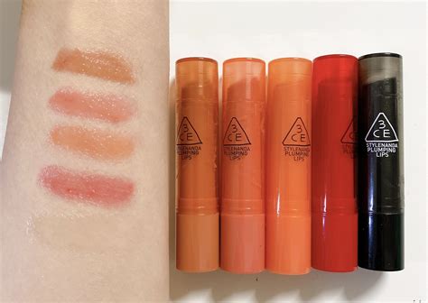 3CE Plumping Lips (All currently released colors) : r/swatchitforme