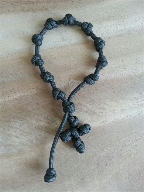 Paracord rosary bracelet from Little Prayers. Color: Olive Drab. @www.facebook.com ...