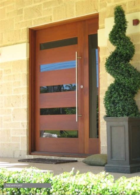 Zoe - Exterior Modern Solid Wood Pivot Door – Lux Doors