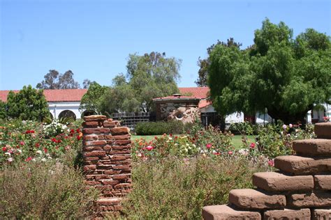 Part of the garden. | California missions, California, Garden