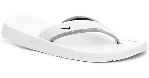 Nike Celso Girl Flip Flop in White | Lyst