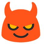 😈 Emoji Cara Sonriendo Con Cuernos en Google Android 5.0