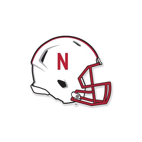 Nebraska Huskers Helmet Decal | Helmet, Football helmets, Husker