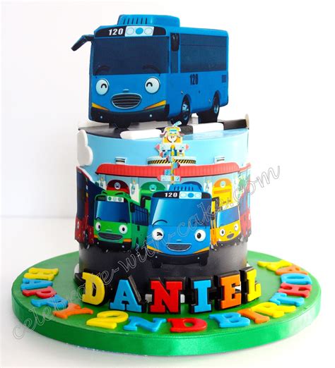 Tayo The Little Bus Cake Design