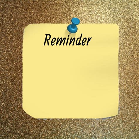 Copy of Reminder Template (1) | PosterMyWall