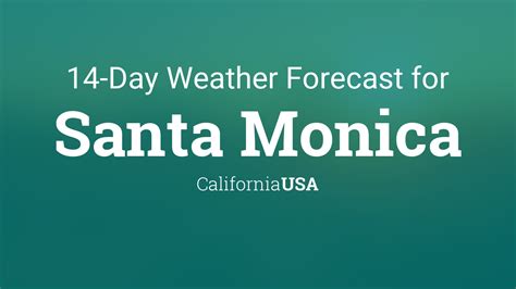 Santa Monica, California, USA 14 day weather forecast