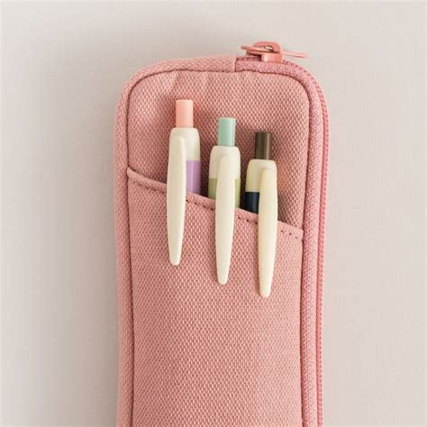 Cotton Pocket Pencil Case | Cute pencil pouches, Pencil case, Cool ...