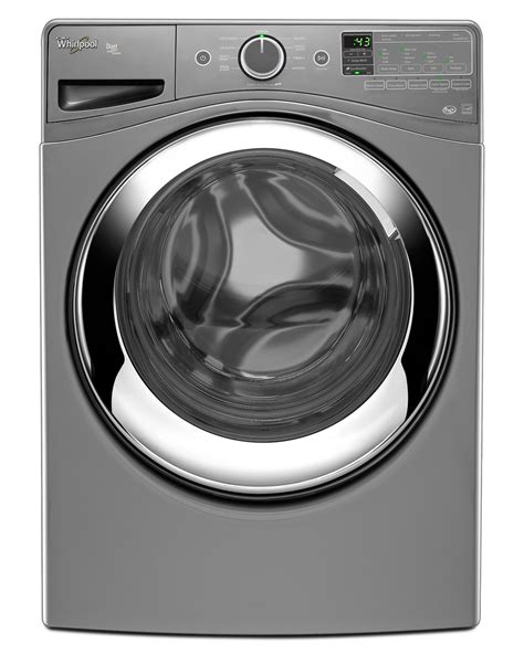 Whirlpool 4.3 cu. ft. Duet® Front-Load Washer w/ Steam Clean Option - Chrome Shadow WFW87HEDC