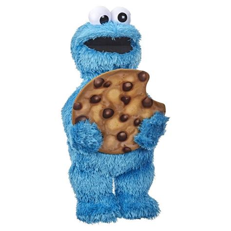 Sesame Street Talking Peekaboo Cookie Monster, 13-Inch Plush Stuffed ...