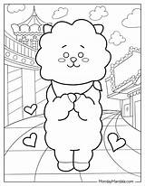 20 BT21 Coloring Pages Free PDF Printables sketch template