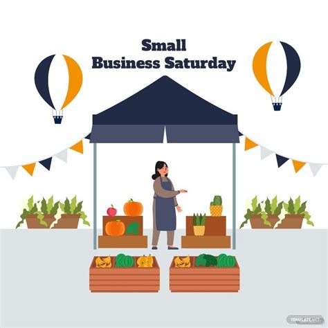 Small Business Saturday Poster Vector in Illustrator, EPS, JPG, PNG ...