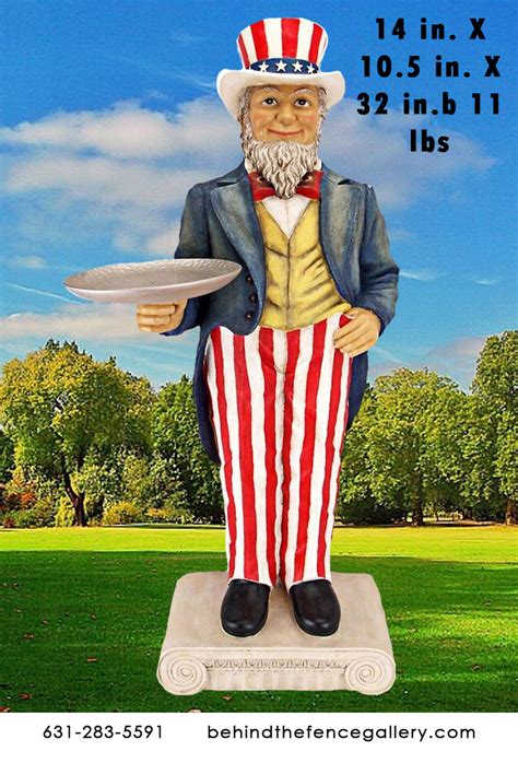 Uncle Sam Statue [EU9341US] - $199.99 : Life size statues, Life Size Statues, fiberglass