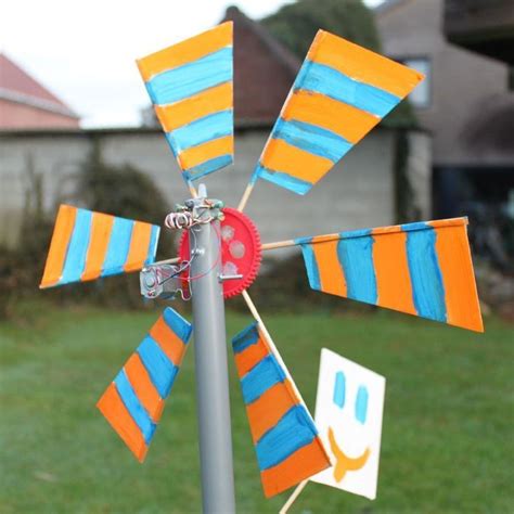 This small functional wind turbine is a great way to teach kids about renewable energy and it ...