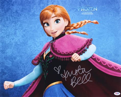 Kristen Bell Signed "Frozen" 16x20 Photo (PSA COA) | Pristine Auction