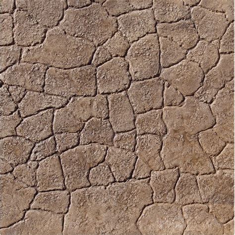 Concrete Stamp Seamless Cracked Mud