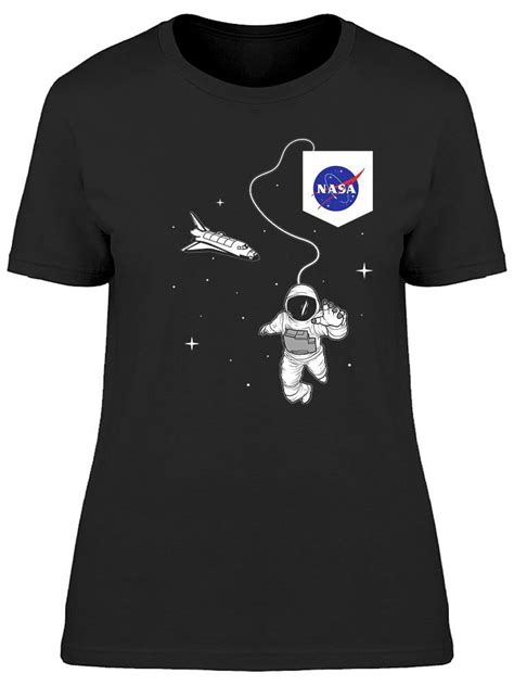 Smartprints - NASA Astronaut In Space T-shirt Women's - Walmart.com - Walmart.com