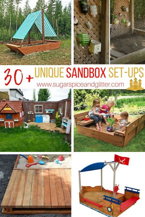 Unique Sandbox Ideas - from DIY Sandbox plans to Unique Sandboxes from Etsy, transform your ...