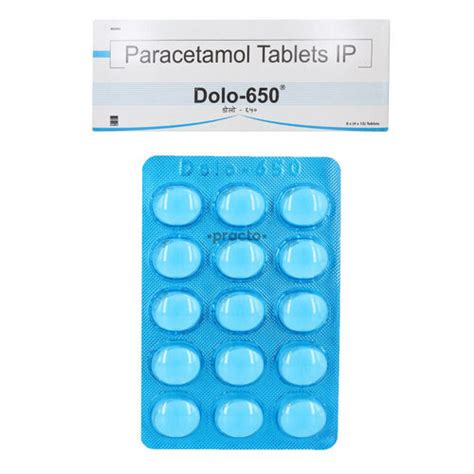 Paracetamol Tablets Ip Dolo-650 Mg Tablets General Medicines at Best Price in Jaitaran | R.k ...